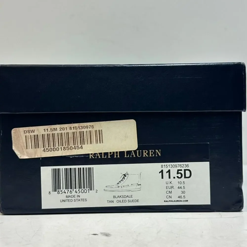 NIB Rancourt & Co. x Polo Ralph Lauren Blaksdale Suede Boot NOS Maine USA 11.5 D